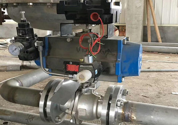 氣動(dòng)防爆球閥現(xiàn)場應(yīng)用-上州閥門